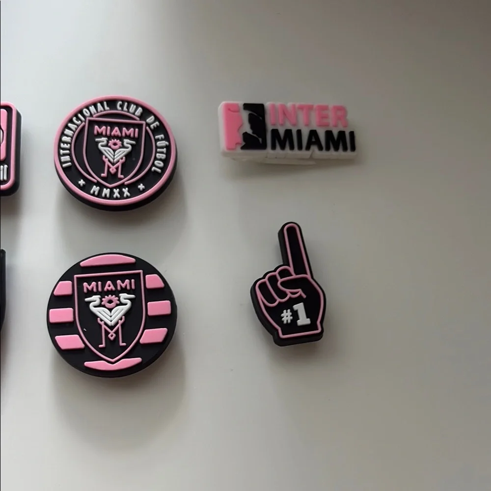 Inter Miami Themed Shoe Charms